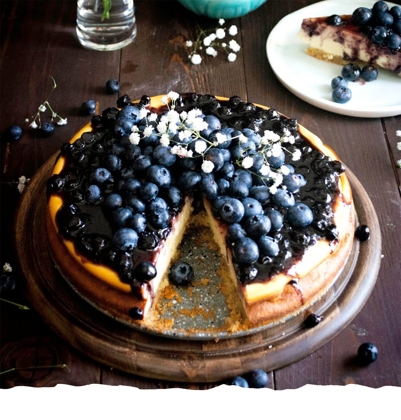Cheesecake with Natura Blueberry Jam Mobile