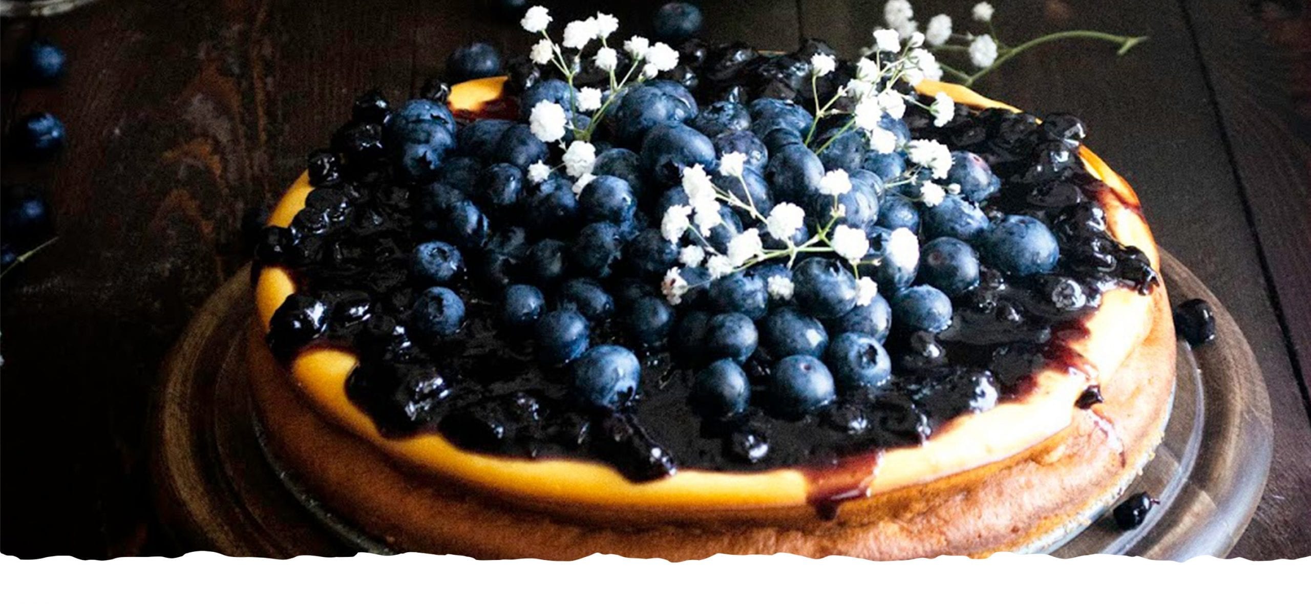 Cheesecake with Natura Blueberry Jam