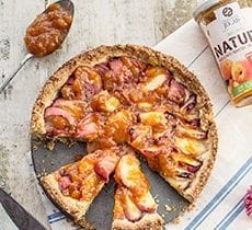 Pie with Natura Peach Jam
