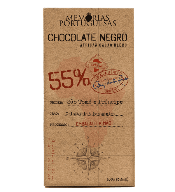 Ver Tablete de Chocolate Negro Artesanal Origem S. Tomé e Príncipe